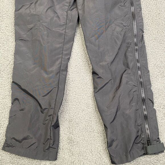 L.L. Bean Rain Pants Mens Small Black Adjustable Size Zip VTG USA Made 90's - Picture 3 of 12